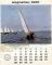Afbeelding (1965) van de 'Stormvogel' op de Scoutingkalender 1966 (Gerrit-Klaas Berghuijs aan het roer)